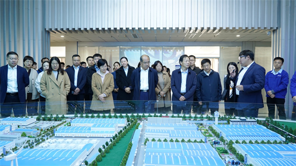 山東省地質礦產勘察開發局領導一行蒞臨格瑞德集團參觀