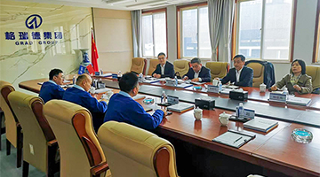 山東省地質礦產勘查開發局第二水文地質工程地質大隊蒞臨集團參觀