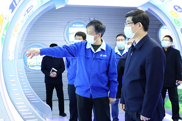 德州市委書記李猛蒞臨格瑞德集團指導調研